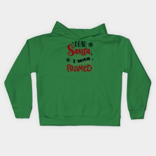 Dear Santa I was framed Kids Hoodie